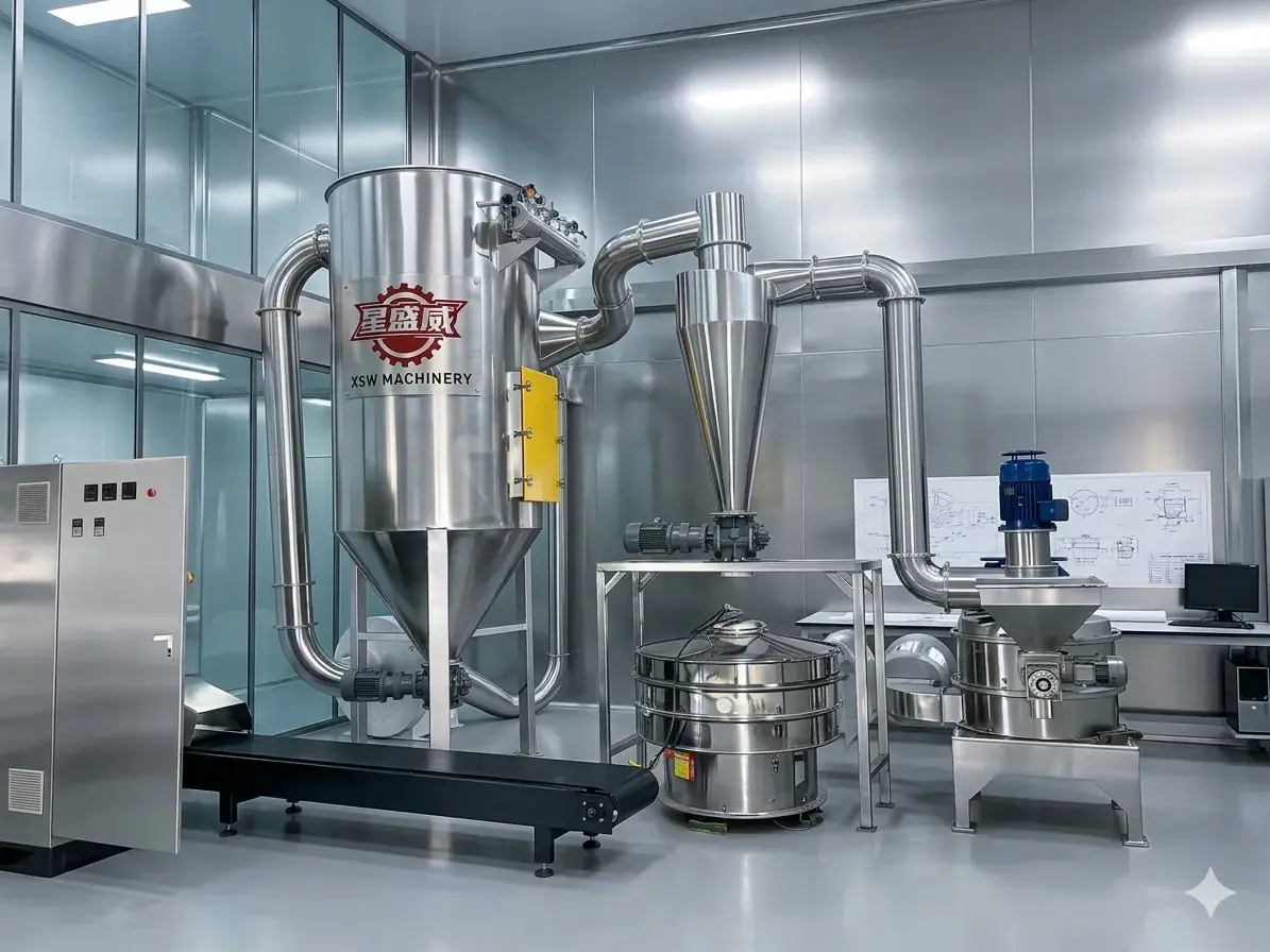 Xingshengwei Machinery ช่วยให้บริษัทยาที่มีชื่อเสียงในยุโรปเพิ่มกำลังการผลิตการบดละเอียดพิเศษเป็นสองเท่า
